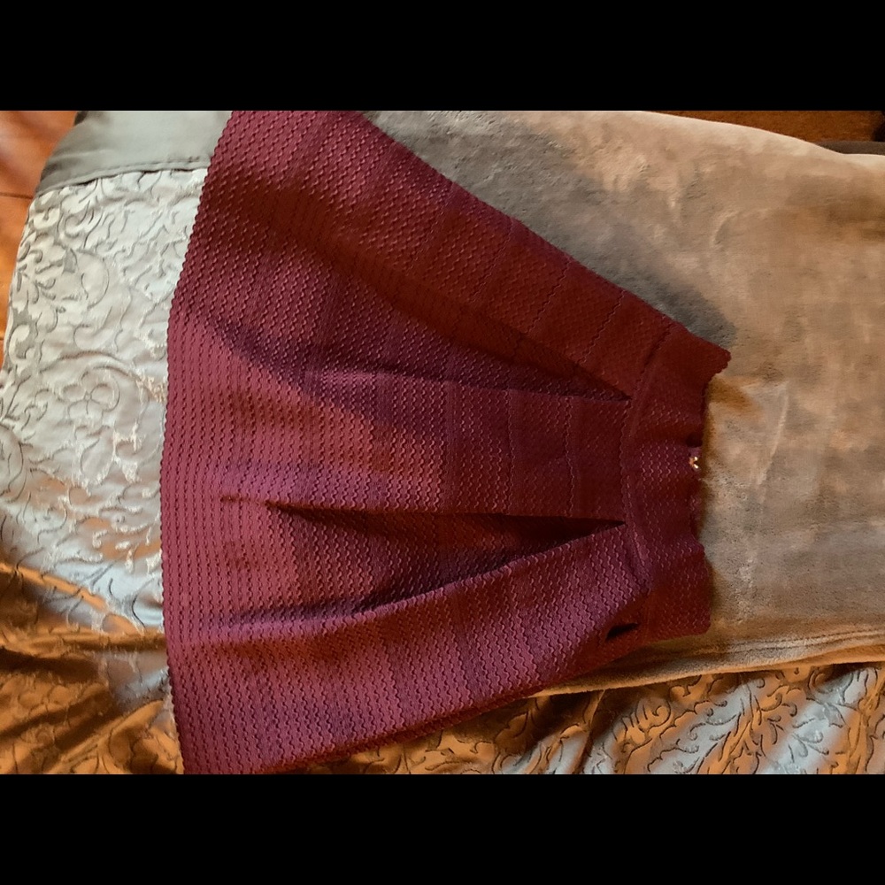 Red/burgundy women’s skirt!